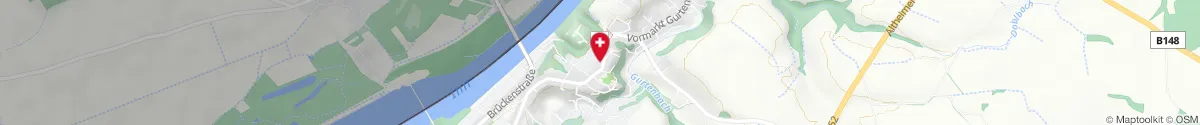 Kartendarstellung des Standorts für Apotheke Zur heiligen Jungfrau in 4982 Obernberg am Inn